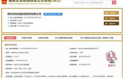 未在教育局備案超范圍經(jīng)營 荊州一教育機構被查